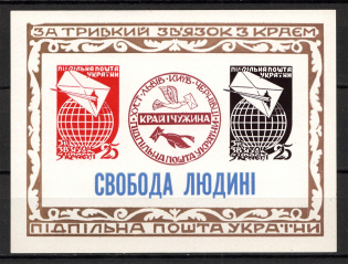 1965 For Lasting Connection with the Region Block Sheet (Only 500 Issued, MNH)