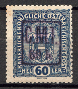 1919 Romanian Occupation of Kolomyia CMT 60 h on 60 H (Signed)