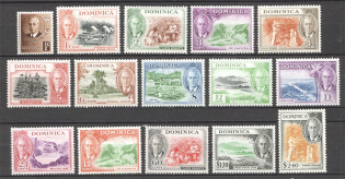 1951 Dominica British Empire CV 45 GBP (Full Set)