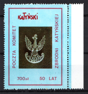 Poland Solidarity Solidarnosc Government in Exile Diaspora 700 Zl (MNH)