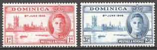 1946 Dominica British Empire (Full Set)