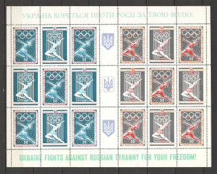 1973 Winter Olympic Games Underground Post Block Sheet