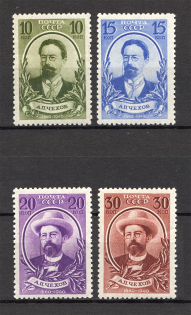 1940 USSR The 80th Anniversary of the Chekhovs Birth (Full Set, MNH)