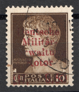 1944 Kotor Reich Occupation (CV $130, Signed, Cancelled)