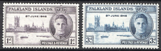 1946 Falklands Islands British Empire (Full Set)