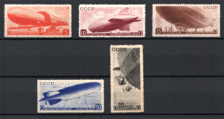 1934 USSR The Airships of the USSR (Full Set)