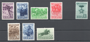 1941 USSR 23rd Anniversary of the Red Army and Navy (Full Set, MNH)