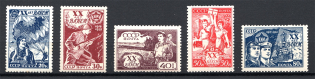 1938 USSR The 20th Anniversary of the Young Communist League (Full Set, MNH)