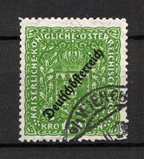 1919 Austria (Perf 11.5, CV $50, Cancelled)