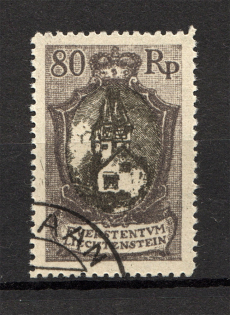 1921 Liechtenstein (CV $100, Cancelled)