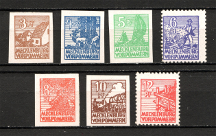 1946 Germany Soviet Zone of Occupation (Full Set, White Paper, CV $200, MNH)