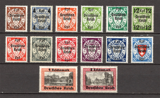 1936 Germany Third Reich (CV $85, Full Set)