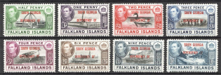 1944-45 South Georgia Falkland Islands Dependencies British Empire (Full Set)