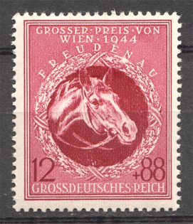 1944 Germany Third Reich (White Spot Under 'N', CV $110)