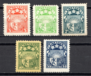 1929-32 Latvia (CV $40, Full Set)