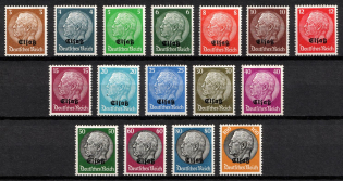 1940 Alsace, German Occupation, Germany (Mi. 1 - 16, Full Set, CV $60, MNH)