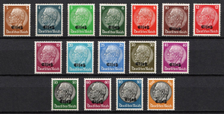 1940 Alsace, German Occupation, Germany (Mi. 1 - 16, Full Set, Signed, CV $30)