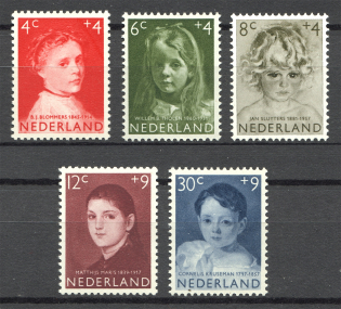 1957 Netherlands (CV $20, Full Set, MNH)