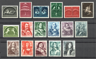 1943-44 Netherlands (Full Set, MNH)