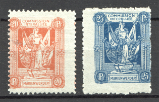 1920 Germany Joining of Marienwerder (Shifted Perforation)