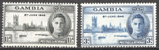 1946 Gambia British Empire (Full Set)