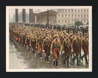 1933-1945 Third Reich Propaganda Nazi Germany Collectible Label of 'Ramses' company, produced at 'Jasmatzi' plant