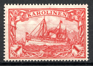 1901 Caroline Islands German Colony 1 Mark