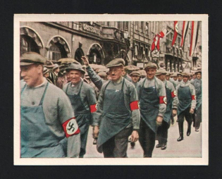 1933-1945 Third Reich Propaganda Nazi Germany Collectible Label of 'Ramses' company, produced at 'Jasmatzi' plant