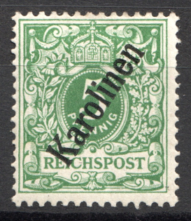 1900 Caroline Islands German Colony 5 Pf