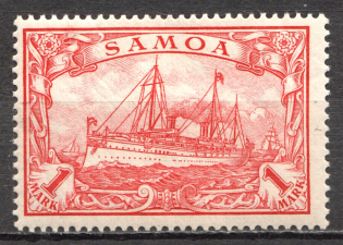 1900-01 Samoa German Colony 1 Mark