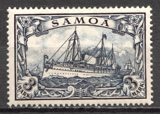 1900-01 Samoa German Colony 3 Mark