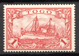 1900 Togo German Colony 1 Mark
