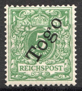 1897-98 Togo German Colony 5 Pf