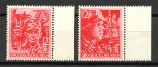 1945 Germany Third Reich Last Issue (Full Set, CV $100, MNH)