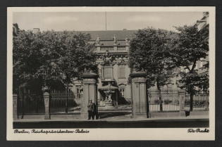 1936 'Berlin, Reich President's Palace', Propaganda Postcard, Third Reich Nazi Germany