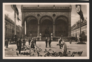 1937 'Munich', Propaganda Postcard, Third Reich Nazi Germany
