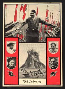 1937 'Budeberg', Propaganda Postcard, Third Reich Nazi Germany