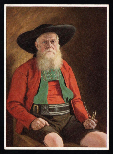 1937 'South Tyroleans from the Sarntal Valley', Propaganda Postcard, Third Reich Nazi Germany