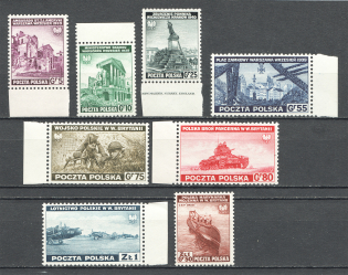 1941 Polish Government in Exile (Full Set, MNH)