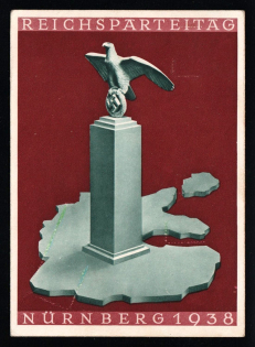 1938 'Reich Party Congress of the NSDAP 1938 Nuremberg', Propaganda Postcard, Third Reich Nazi Germany
