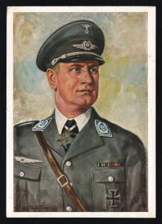 1941 'Bruno Loerzer', Propaganda Postcard, Third Reich Nazi Germany