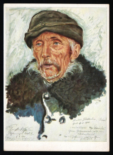 1941 'Farmer Anton Gretbauer', Propaganda Postcard, Third Reich Nazi Germany