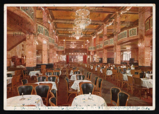 1941 ' Cafe Fatherland, Berlin', Propaganda Postcard, Third Reich Nazi Germany