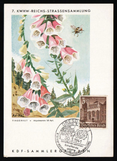 1941 'Thimble', Propaganda Postcard, Third Reich Nazi Germany