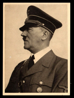 1943 'Adolf Hitler', Propaganda Postcard, Third Reich Nazi Germany