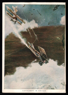 1933-1945 'Air combat in the war', Propaganda Postcard, Third Reich Nazi Germany