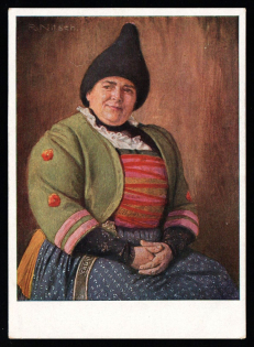 1933-1945 'Tyrolean from the Ortal', Propaganda Postcard, Third Reich Nazi Germany