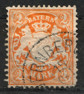 1890-1903 Bavaria Germany (Full Set, Cancelled)