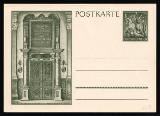 1943 'A treasure trove of German goldsmith's art', Propaganda Postal stationery, Third Reich Nazi Germany