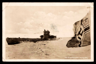 1943 'The most dangerous weapon - the submarine', Propaganda Postcard, Third Reich Nazi Germany